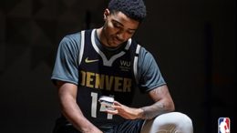 Gary Harris of the Denver Nuggets with Masimo MightySat